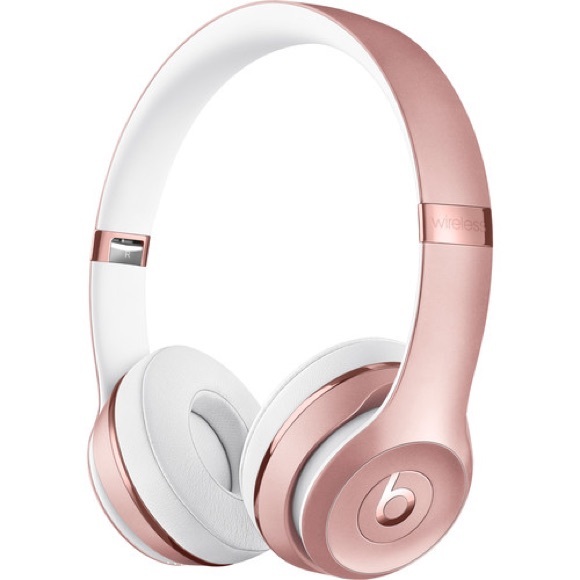 Beats Solo3 Wireless On-Ear Headphones - Rose Gold - Picture 1 of 2